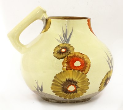 Lot 54 - A Clarice Cliff 'Rhodanthe' jug