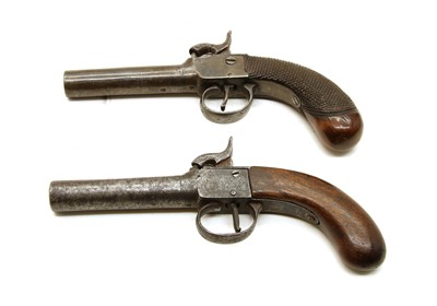 Lot 3 - Two 19th century percussion pocket pistols