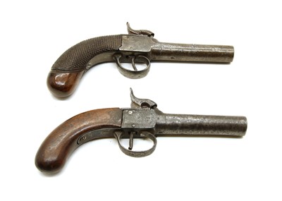 Lot 3 - Two 19th century percussion pocket pistols