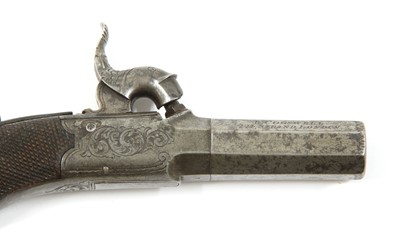 Lot 769 - A percussion pocket pistol