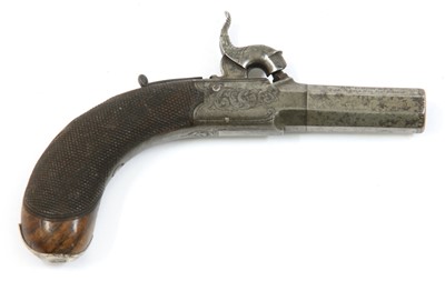 Lot 769 - A percussion pocket pistol