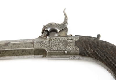 Lot 769 - A percussion pocket pistol