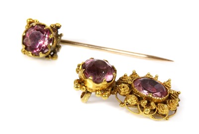 Lot 18 - A Regency gold, gemstone and pearl butterfly brooch, c.1820