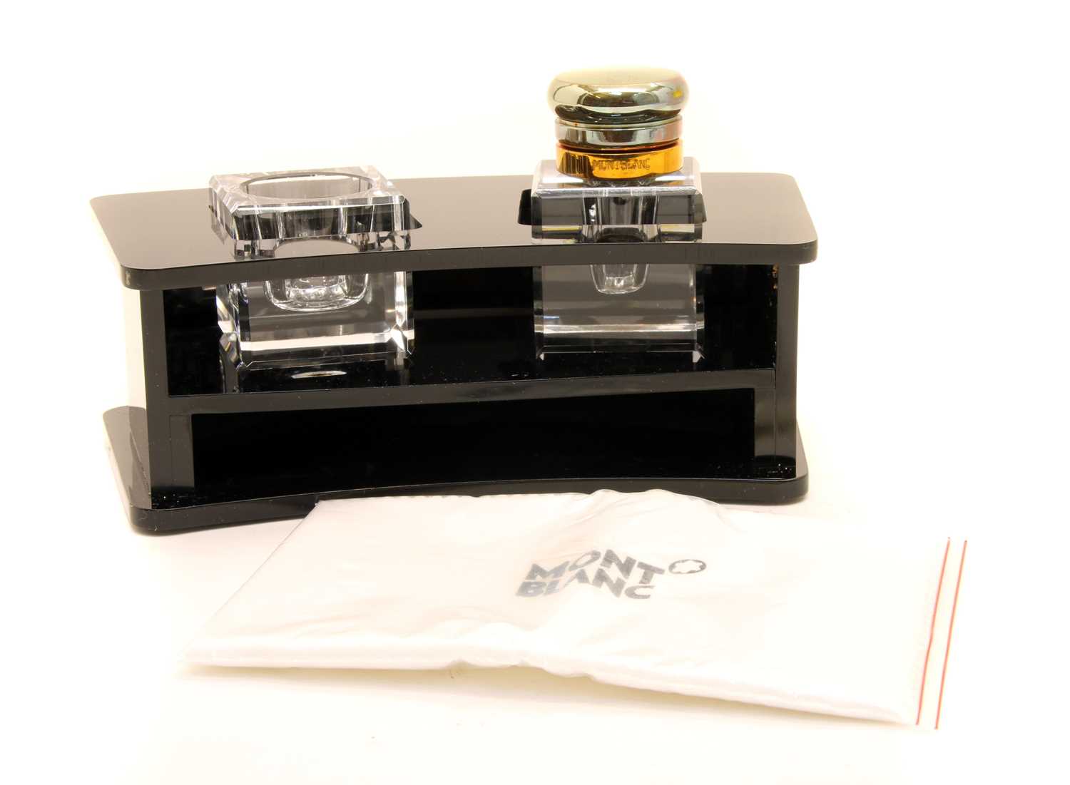 Lot 130 - Montblanc Point of Sale inkwell set