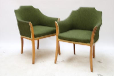 Lot 60 - A pair of Art Deco armchairs