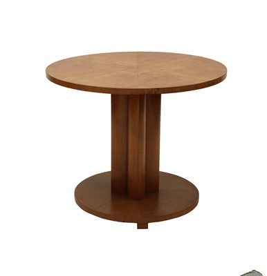 Lot 72 - An Art Deco walnut side table