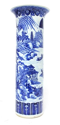 Lot 378 - A Chinese blue and white vase