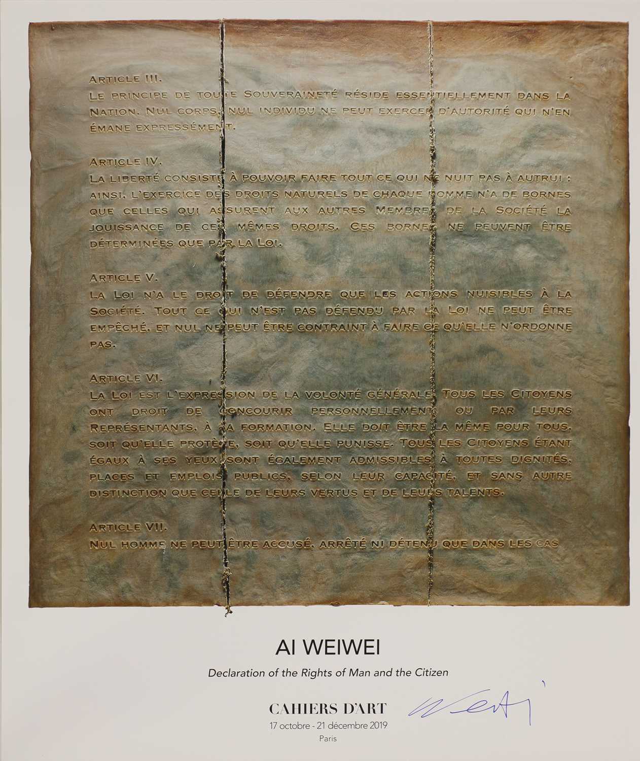 Lot 338 - Ai Weiwei (Chinese, b.1957)