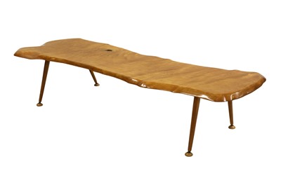 Lot 268 - A tree trunk coffee table