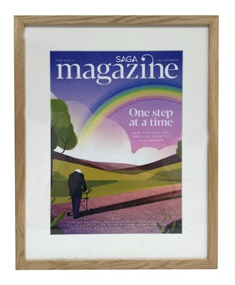 Lot 18 - One Step at a Time magazine cover lithograph