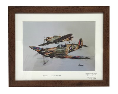 Lot 71 - Spitfire and Hurricane print