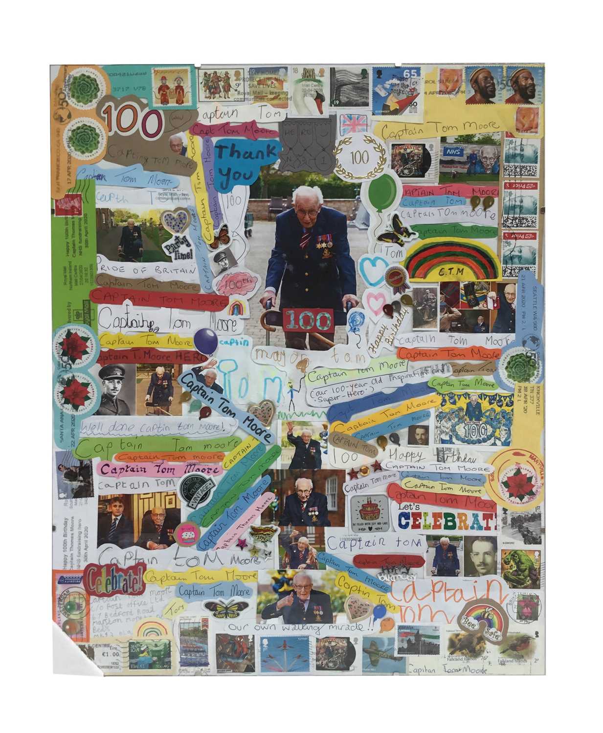 Lot 89 - 100th birthday picture collage