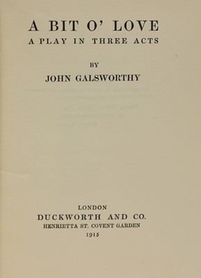 Lot 106 - Galsworthy, John: The Forsyte Saga.
