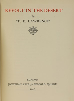 Lot 161 - LAWRENCE, T. E: letters to ET Leeds.