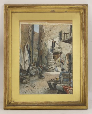 Lot 529 - Ettore Roesler Franz (Italian, 1845-1907)