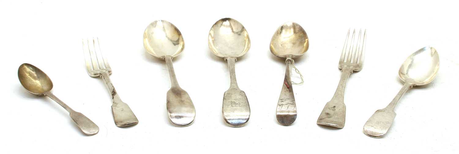 Lot 22 - A George III silver table spoon