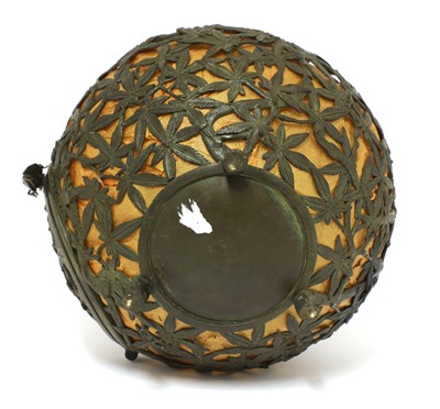 Lot 24 - An interesting Arts & Crafts metal chinoiserie lantern