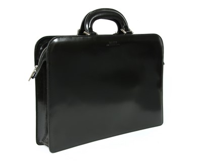 Lot 140 - A Bally black leather briefcase