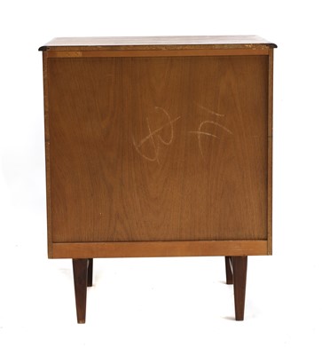 Lot 532 - A teak four-drawer chest