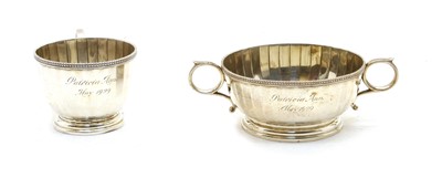 Lot 15 - A silver Mappin and Webb cup