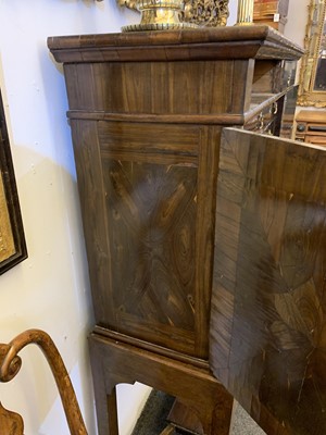 Lot 378 - A Queen Anne cocus wood cabinet