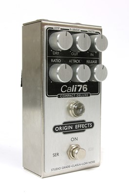 Lot 184 - An Origin Effects Cali76 Compact Deluxe compressor guitar effects pedal