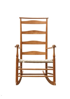 Lot 577 - A Shaker rocking chair