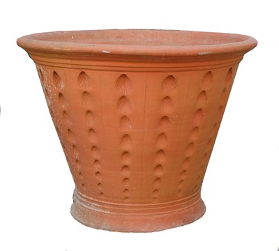 Lot 384 - A Whichford pottery terracotta planter and another similar (2)