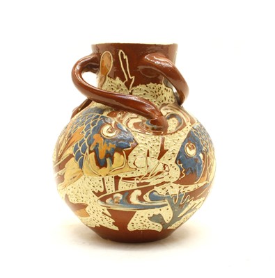 Lot 85 - A C.H. Branham pottery vase