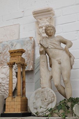 Lot 97 - A Grand Tour white marble sculpture after Praxiteles