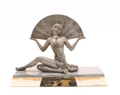Lot 116 - A French Art Deco spelter figure