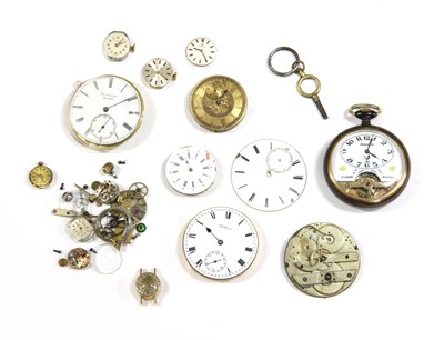 Lot 460 - A quantity of watch parts and movements