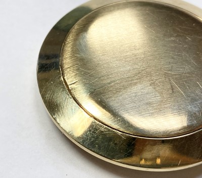 Lot 249 - A 14ct gold Tissot 'Stylist' open-faced pocket watch