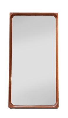 Lot 425 - A Danish teak wall mirror