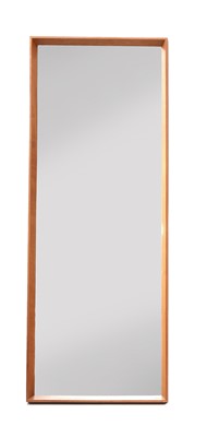 Lot 587 - A Danish teak wall mirror