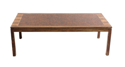 Lot 584 - A Danish rosewood coffee table
