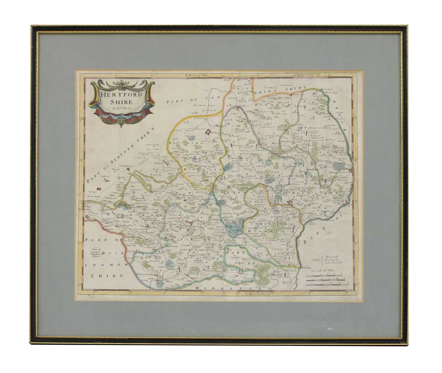 Lot 542 - A collection of maps
