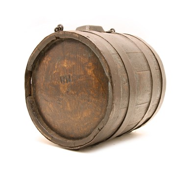Lot 172 - A coopered 'Costrel' cider barrel