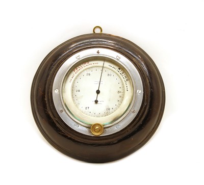 Lot 150 - An aneroid barometer by JW Ray & Co, Liverpool