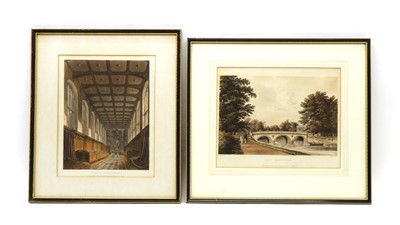 Lot 246 - Trinity College, a series of eight aquatints published by R Ackermann