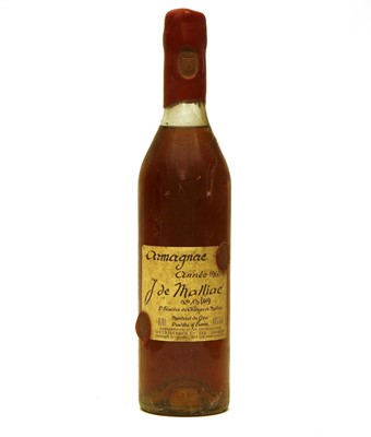 Lot 376 - J de Malliac, Armagnac, année 1966, no. 13/119, no bottling date, 40% vol, 0.7L, one bottle