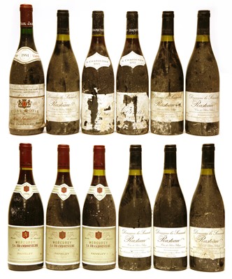 Lot 264 - Assorted to include: Paul Jaboulet Aîné, Côte-Rôtie, 1991, one bottle and eleven various others