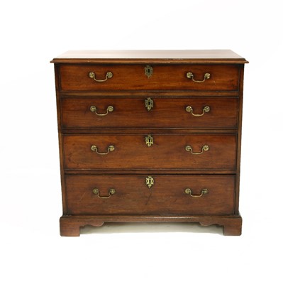 Lot 720 - A George III mahogany chest