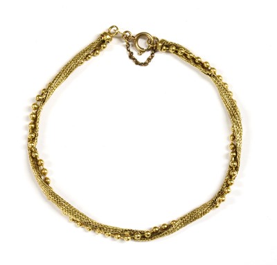 Lot 113 - An Italian gold bracelet