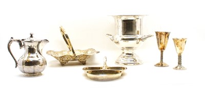 Lot 6 - A collection of silver plated items