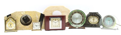 Lot 251J - A collection of Art Deco and later clocks