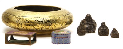 Lot 199 - Oriental metalwork items