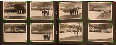 Lot 24 - A Military photograph US 350th Infantry photograph album