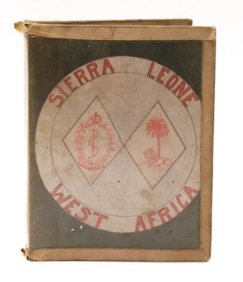 Lot 41 - A British WW2 album of service in the medical corps in Sierra Leone West Africa