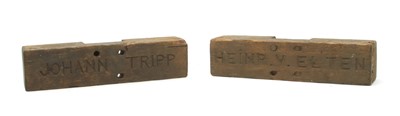 Lot 60 - Original WW1 Imperial German army grave markers